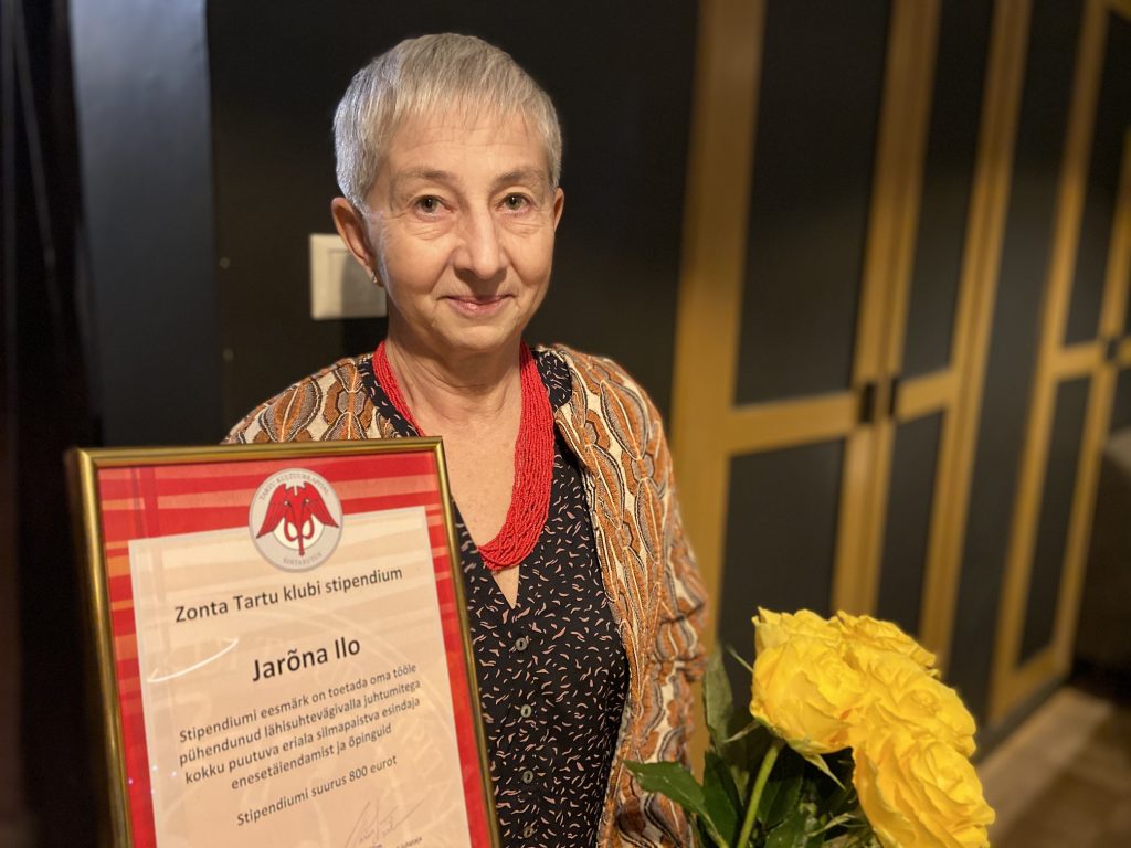 Zonta Tartu klubi stipendiumi 2019 sai Jarõna Ilo